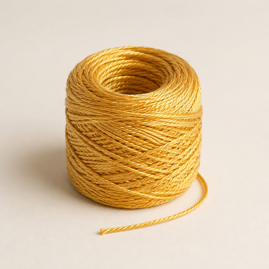 Estambre o hilo dorado para taller Reconstruyéndote